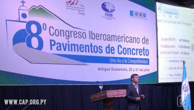 INC representó a Paraguay en Congreso Iberoaméricano de Pavimentos de Concreto