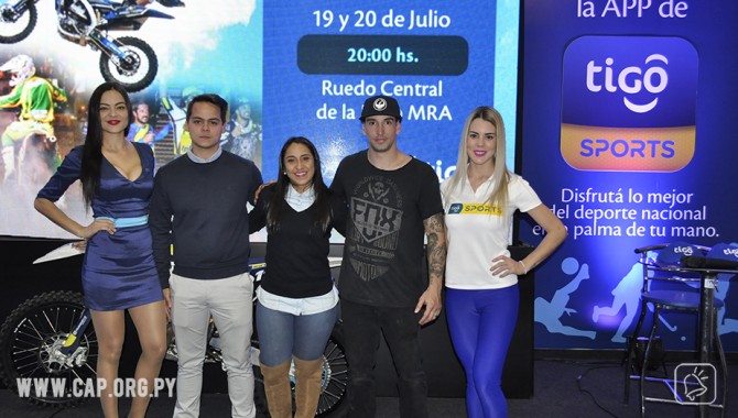 En stand de Tigo se realizó lanzamiento del Internacional Moto X Circus