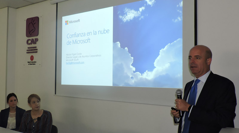 “Lo que hemos venido a conversar hoy día es la propuesta de Microsoft de confianza en la nube”