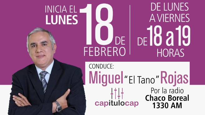 Hoy inicia el primer programa de radio Cap tulo CAP por Chaco