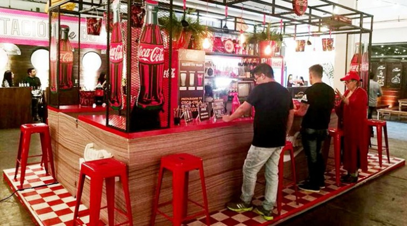 Presencia de Coca Cola en Feria Paladar 2019