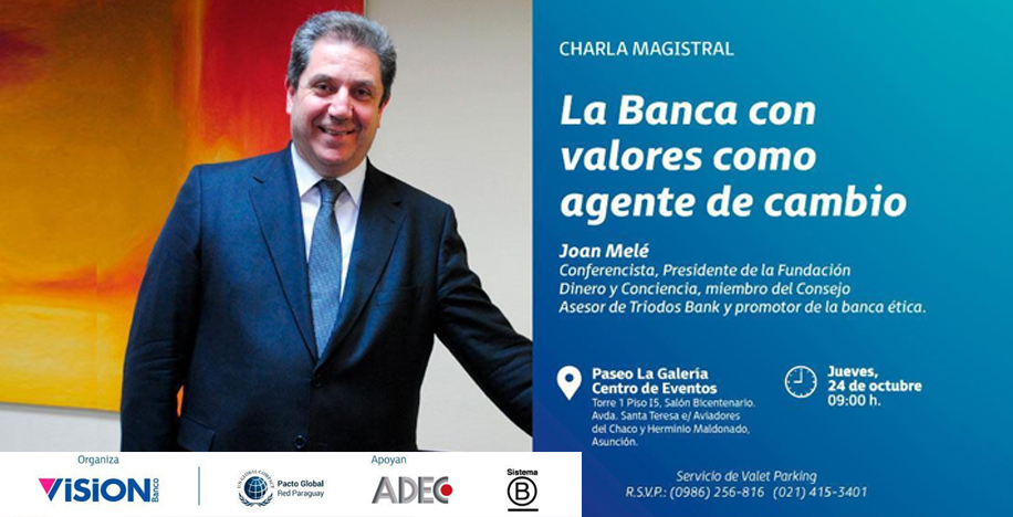 Visión Banco trae a conferencista español