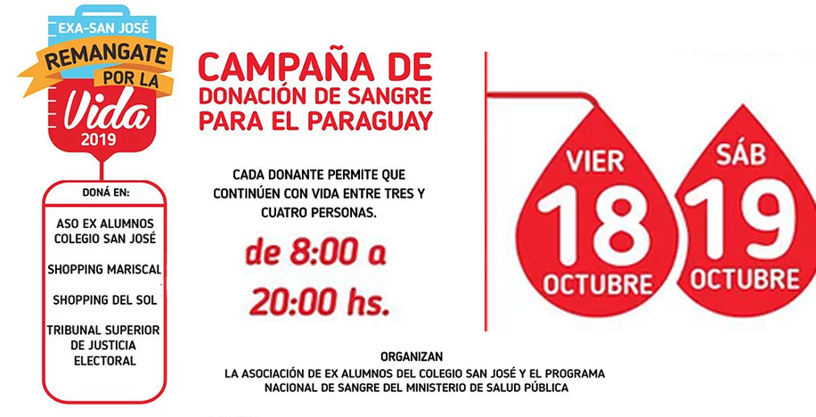 Hoy arranca campaña de Donación de Sangre