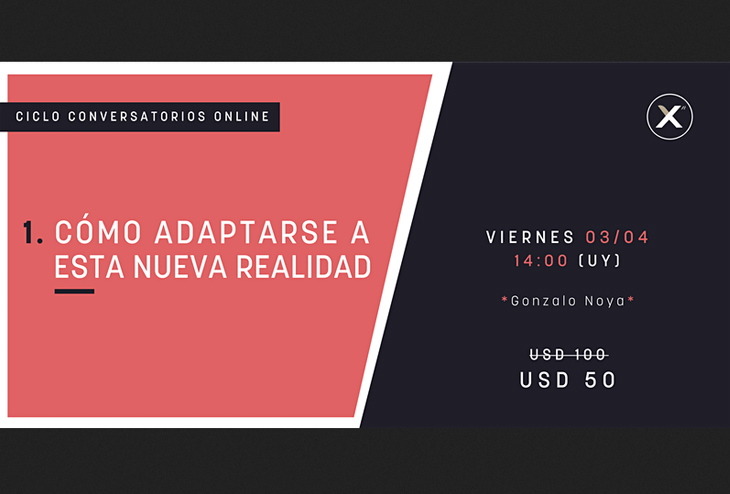 Hasta hoy están disponibles las inscripciones para el conversatorio online de Xn Partners