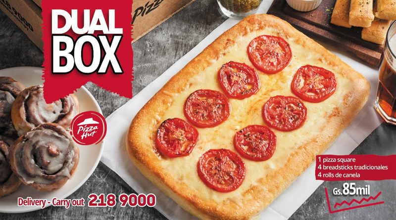 Pizza Hut lanzó su NUEVA DUAL BOX