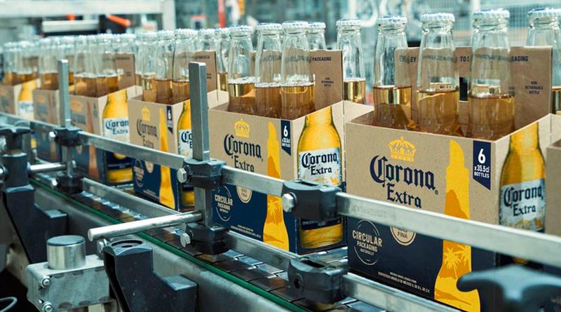 Corona se convierte en la primera marca de bebidas, con packs sostenibles