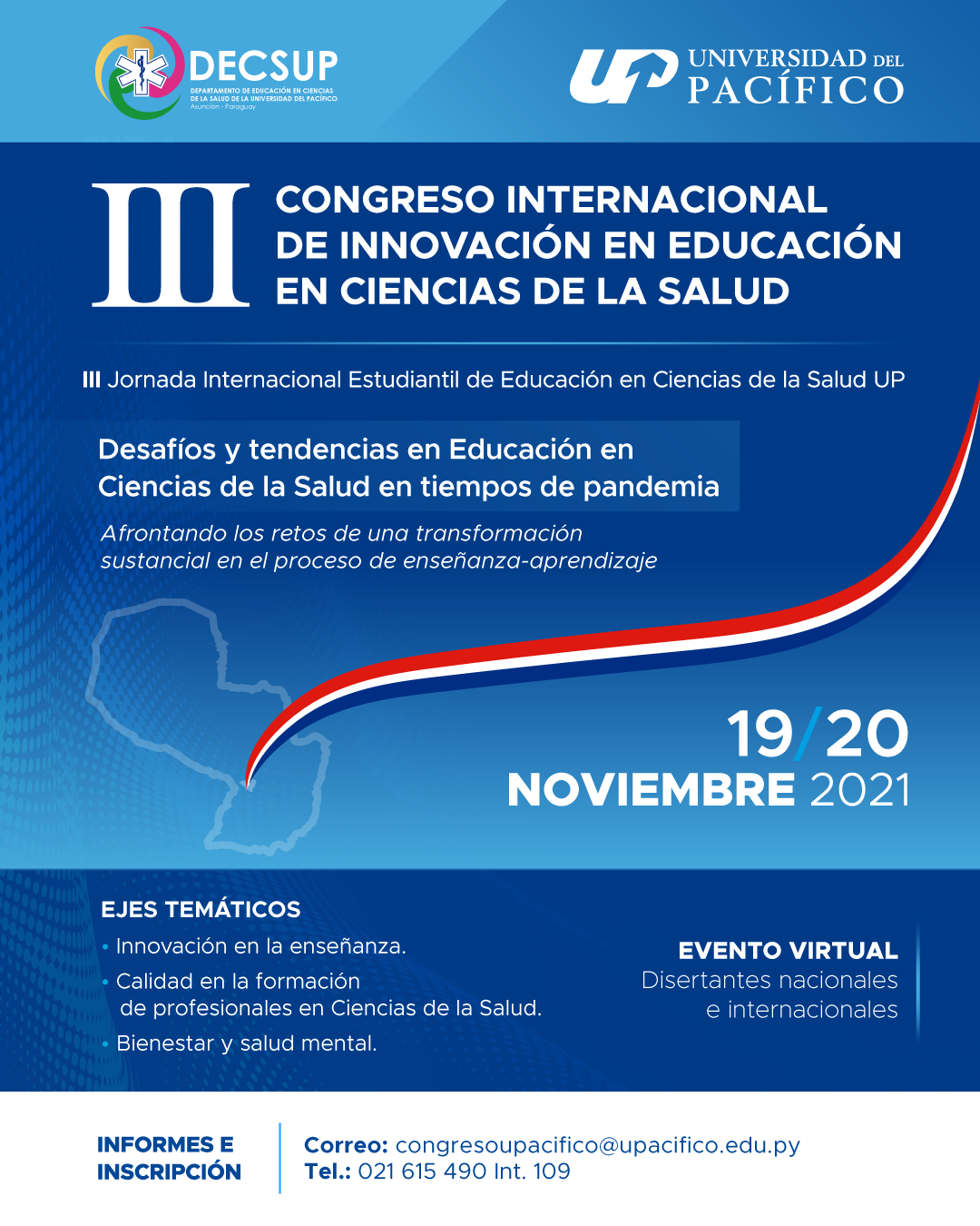 La UP invita a su tercer congreso internacional​ sobre innovación educativa en ciencias de la salud