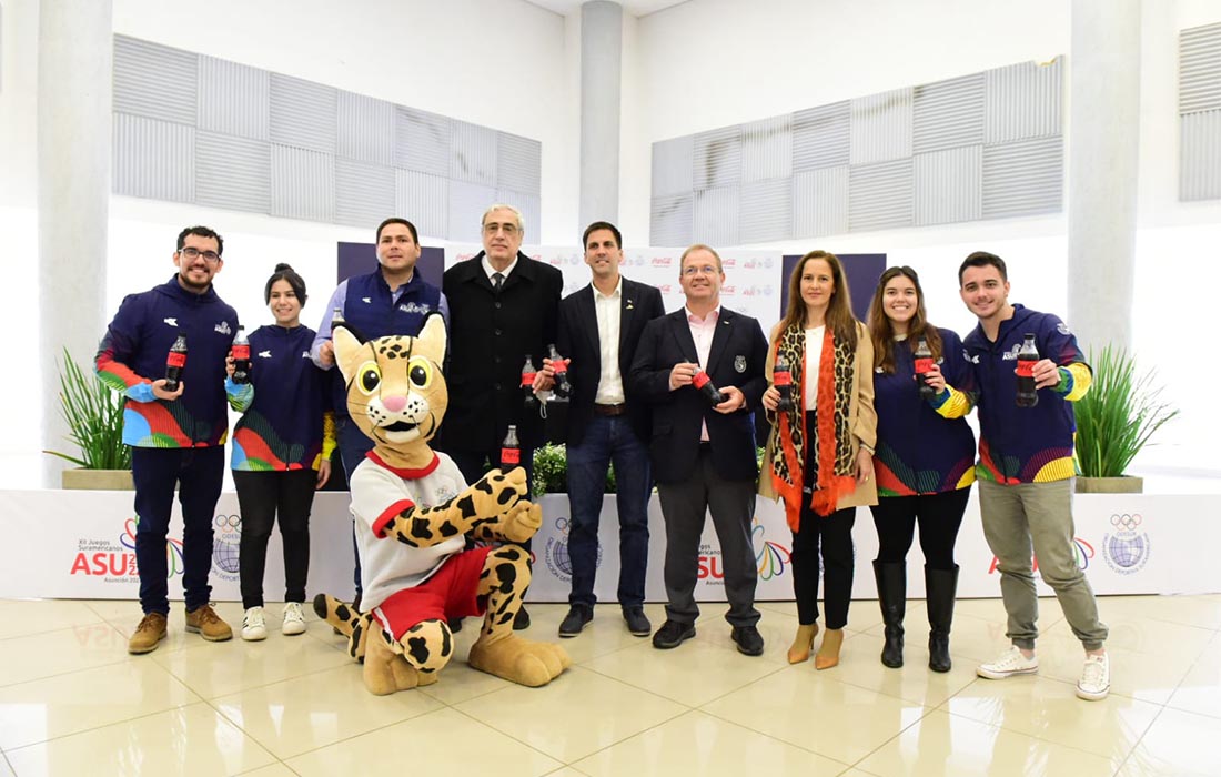 Alianza de Coca-Cola y los Juegos Suramericanos Asu 2022