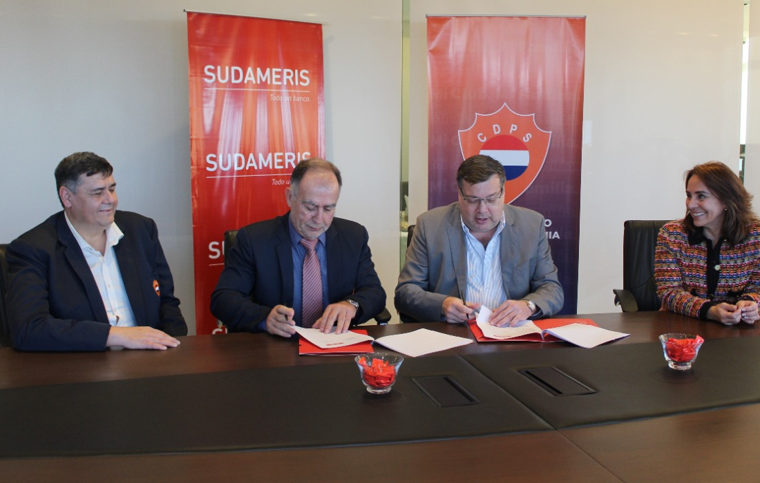 Sudameris y el Club Deportivo Sajonia firmaron un estratégico acuerdo