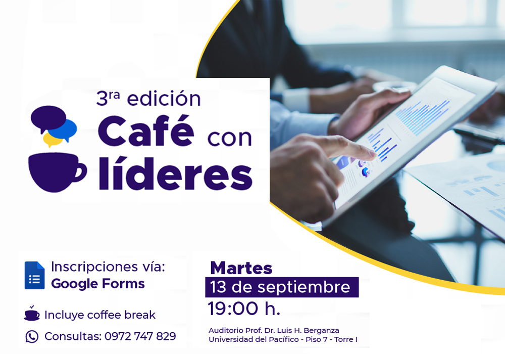 UP invita a la tercera edición de Café con líderes