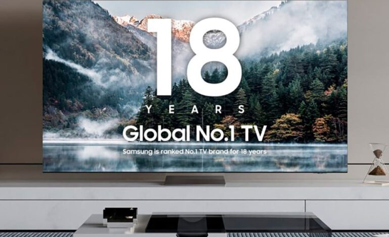 Samsung Electronics continúa reinando durante 18 años consecutivos como líder mundial del mercado de televisores