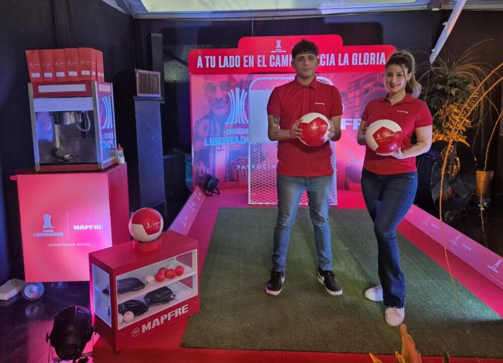 MAPFRE celebra la pasión futbolera en el Libertadores Club de los octavos de final de la CONMEBOL Libertadores