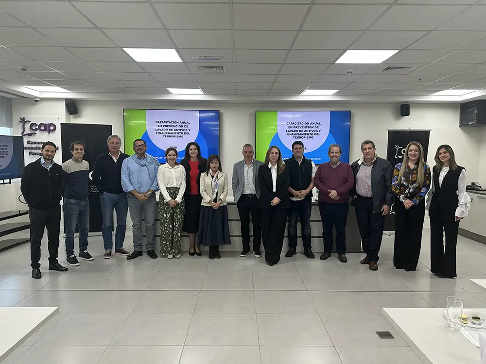 Capacitación sobre prevención de lavado de activos y financiamiento del terrorismo