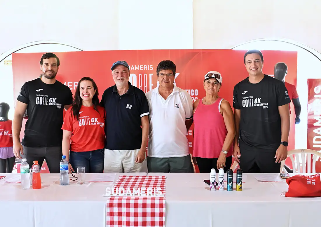 Sudameris y el Club Nautico San Bernardino presentaron «Sudameris corre 6K CNSB 2026»